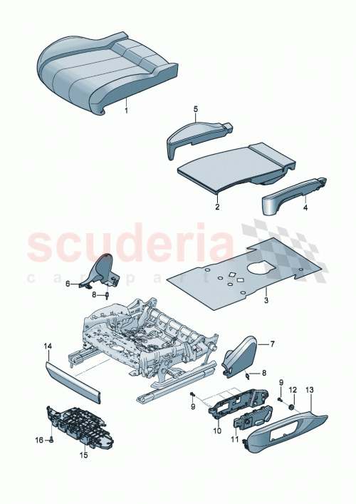 Part Diagram for Bentley 3SE 881 086 K