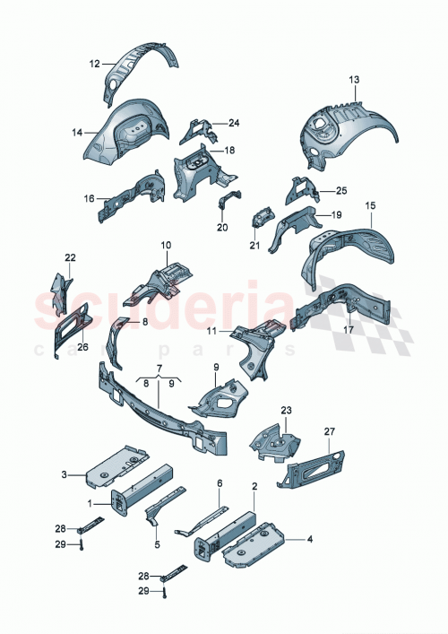 Part Diagram for Bentley 975804175E