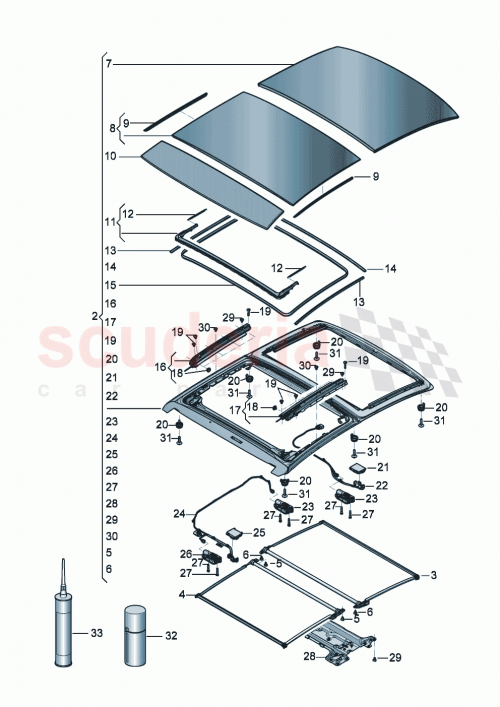 Part Diagram for Bentley 4K8907594AD