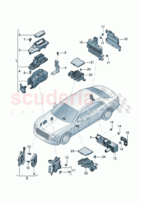 Part Diagram for Bentley 971 937 535 B