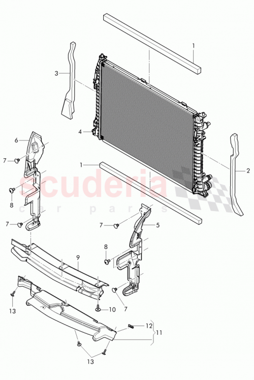 Part Diagram for Bentley 4W0 121 333 E