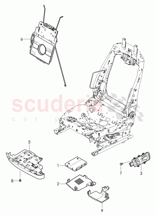 Part Diagram for Bentley 3W3 959 117