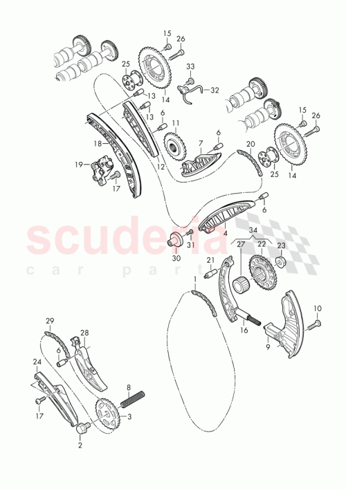 Part Diagram for Bentley 057 109 507 E