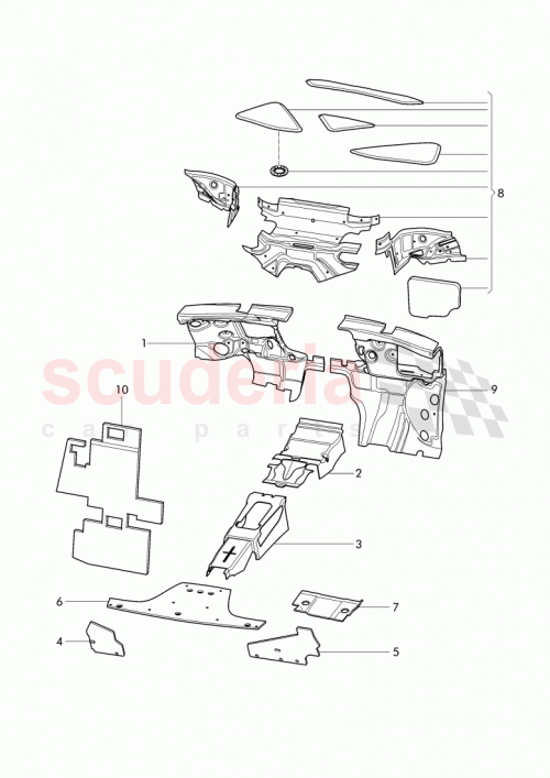 Part Diagram for Bentley 3W8863777