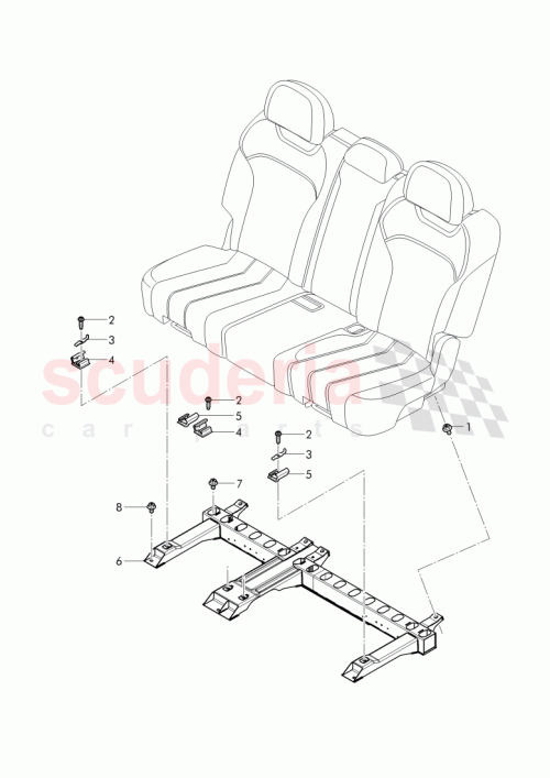 Part Diagram for Bentley 36A 885 967 A