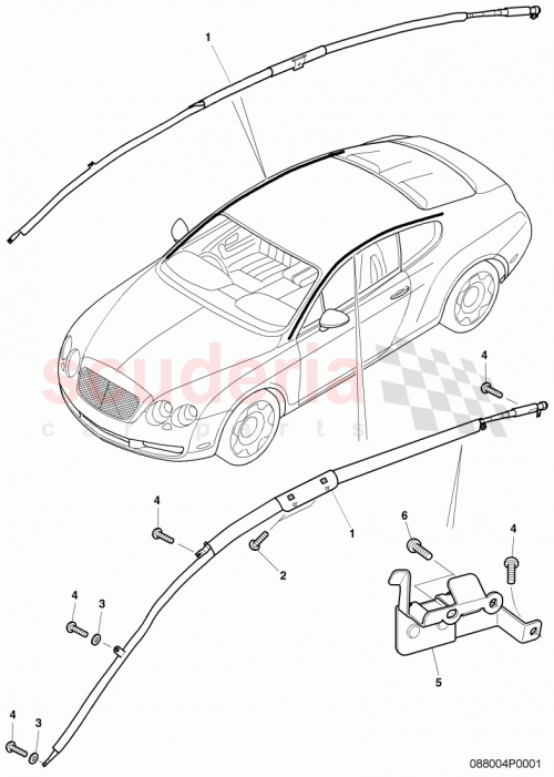 Part Diagram for Bentley N10623501