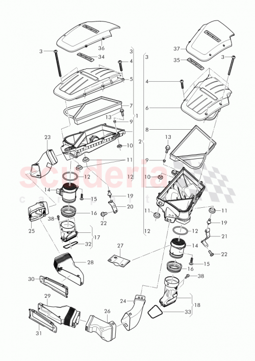 Part Diagram for Bentley 3W0 129 205 B