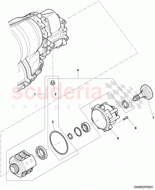 Part Diagram for Bentley 3W0498114A