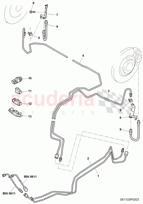 Part Diagram for Bentley 3W7614741