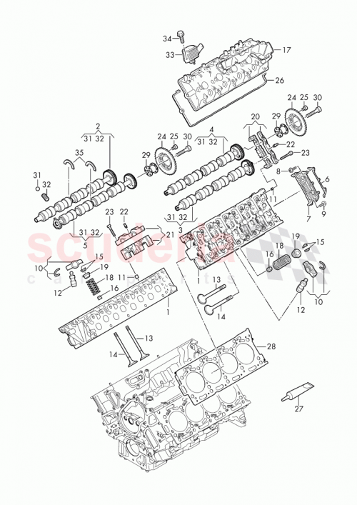 Part Diagram for Bentley 059 109 601 M