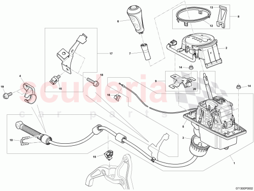 Part Diagram for Bentley 3W1713041F