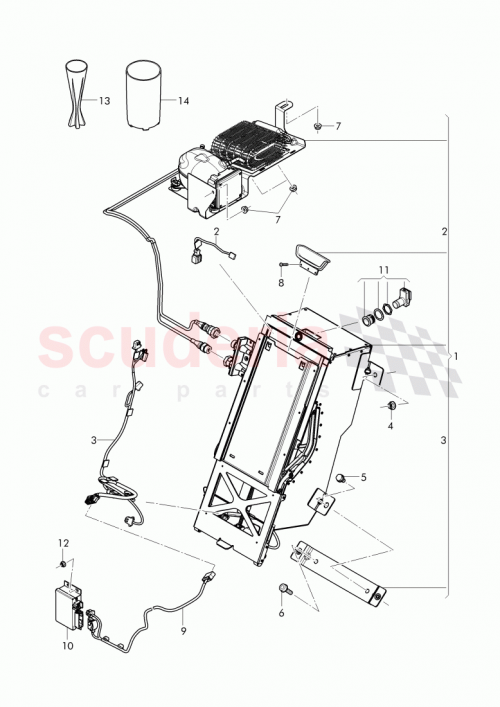 Part Diagram for Bentley 3Y5 963 271 D
