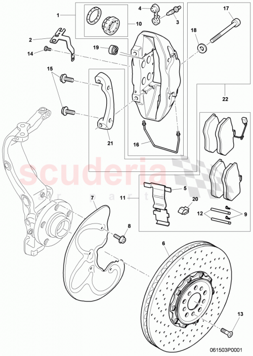 Part Diagram for Bentley 3W0615133