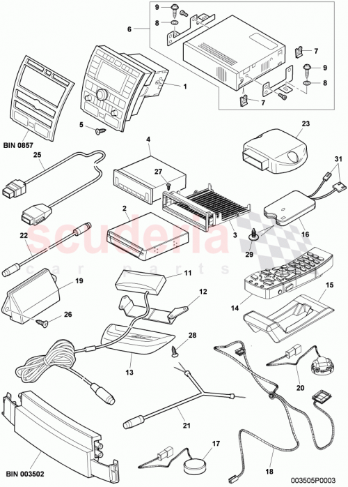 Part Diagram for Bentley 3W0 035 415