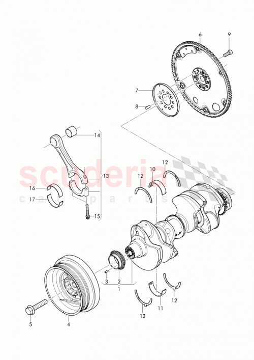 Part Diagram for Bentley 059 105 701 DB
