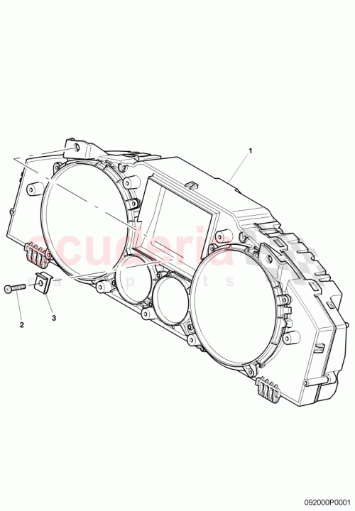 Part Diagram for Bentley 3W7 920 840 F