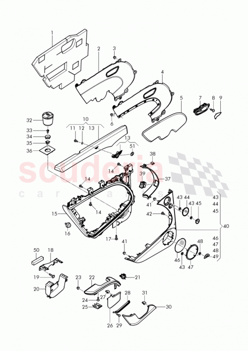 Part Diagram for Bentley 3Y5 864 065 A