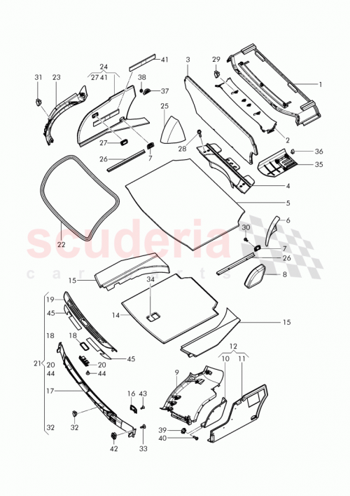 Part Diagram for Bentley 3Y5 861 951 D