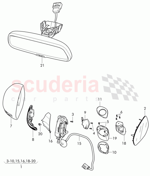Part Diagram for Bentley 4W2 857 085