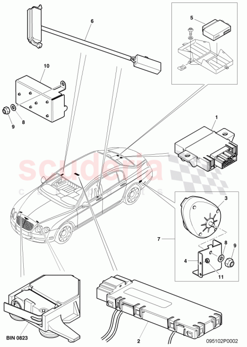 Part Diagram for Bentley WHT000663