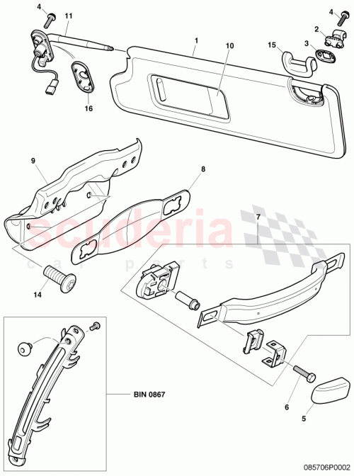 Part Diagram for Bentley 3W0 857 643 E