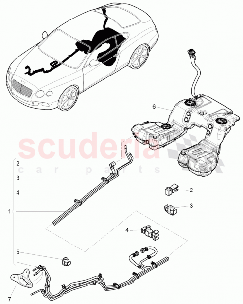 Part Diagram for Bentley 3W8 201 059 E