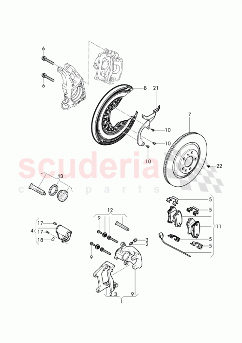 Part Diagram for Bentley 3W0 698 679 H