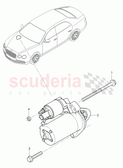Part Diagram for Bentley N 106 666 01