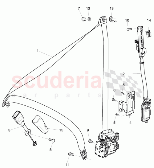 Part Diagram for Bentley 3Y1 857 705 C
