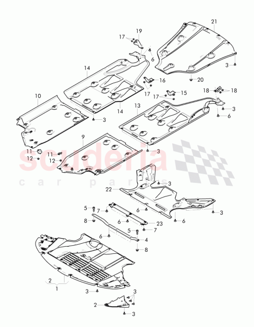 Part Diagram for Bentley 4W0 825 235 C