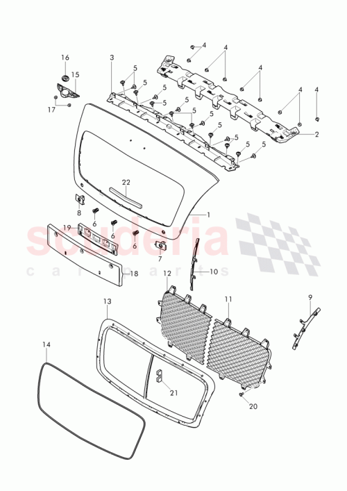 Part Diagram for Bentley 3W3 807 689 A