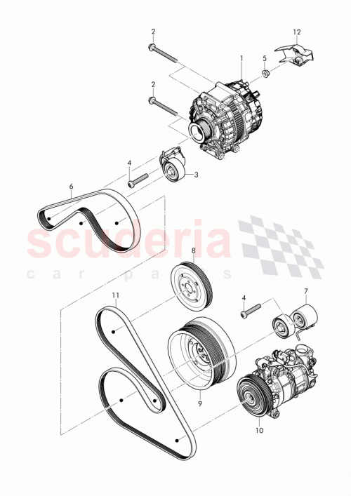 Part Diagram for Bentley 07P145933H