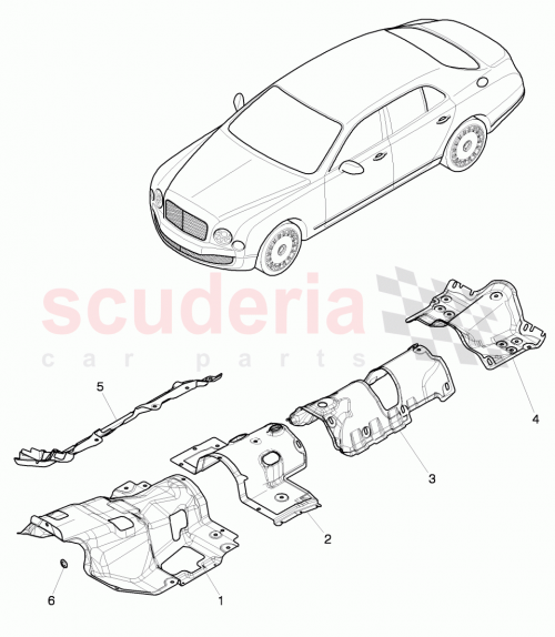 Part Diagram for Bentley 3Y0825635F