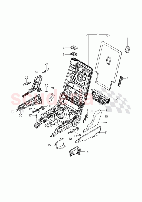 Part Diagram for Bentley 4M0 857 763