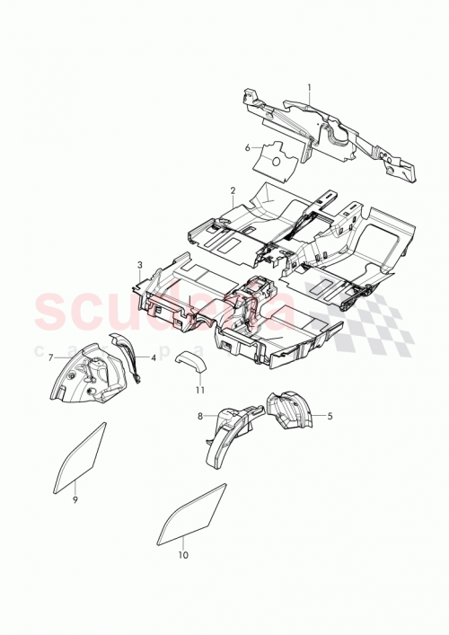 Part Diagram for Bentley 3Y5863570B