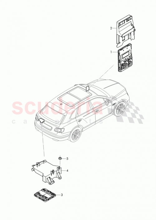 Part Diagram for Bentley 8W1907064BD