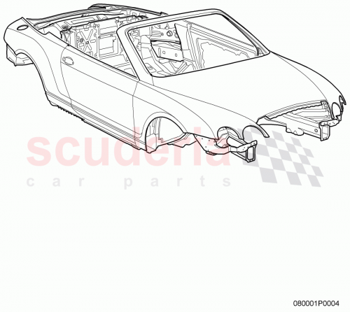 Part Diagram for Bentley 3W7800411K