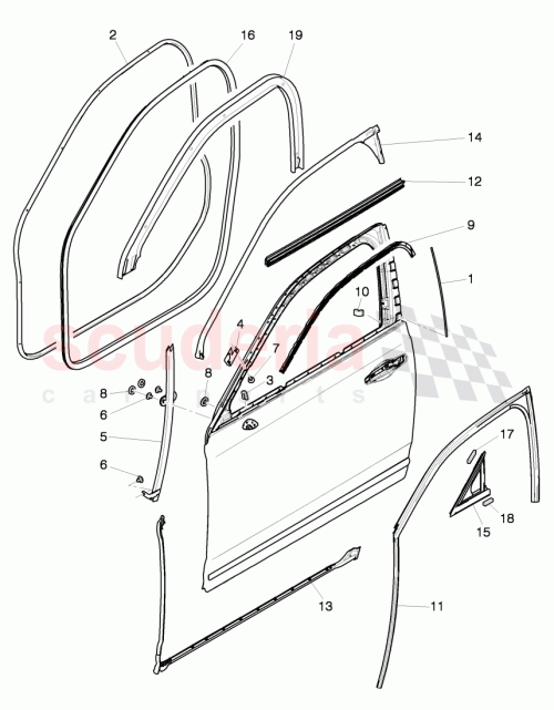 Part Diagram for Bentley 3Y5837480B