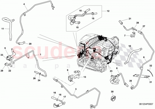 Part Diagram for Bentley 3W0612925AR