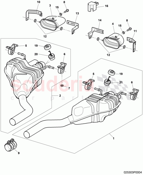 Part Diagram for Bentley 1K0253243A