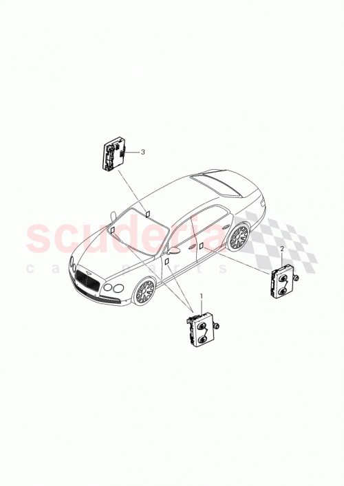 Part Diagram for Bentley 4W0 959 794 B