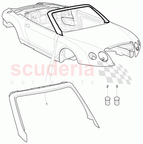 Part Diagram for Bentley 3W7 817 273 J