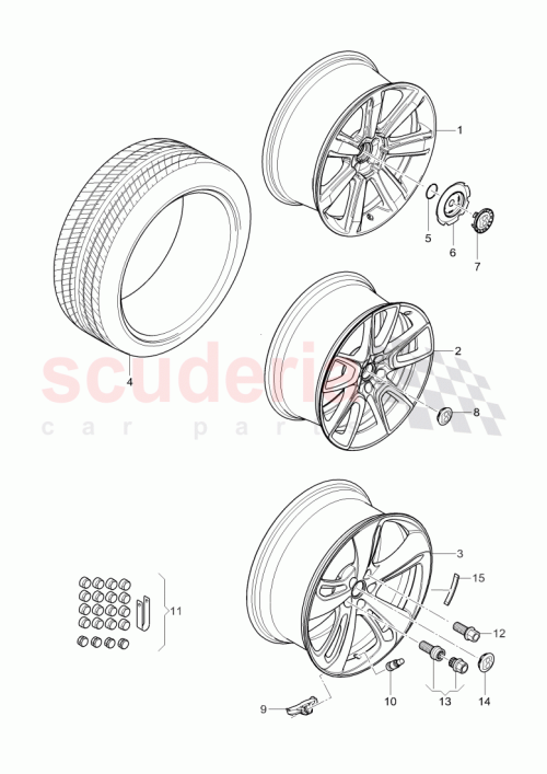 Part Diagram for Bentley 3W0 601 025 FL