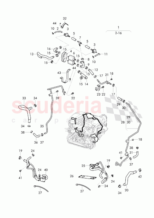Part Diagram for Bentley 3W0 612 041 CC