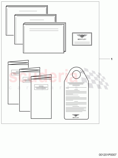 Part Diagram for Bentley 3W8 012 003 JL