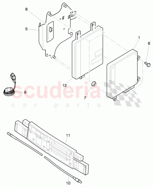 Part Diagram for Bentley 3W7 907 585 C
