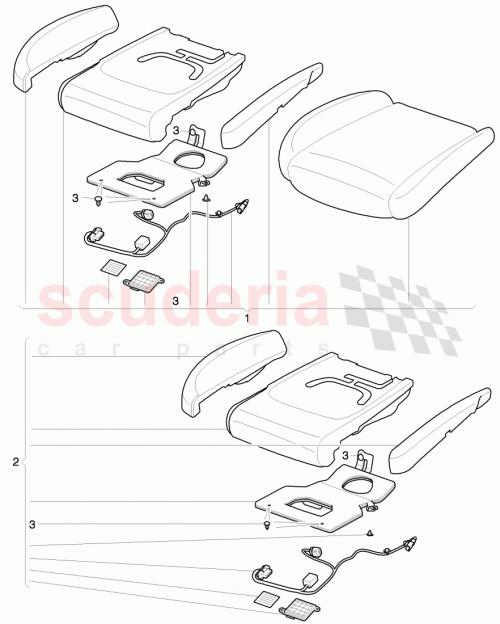 Part Diagram for Bentley 3W8 860 389 C