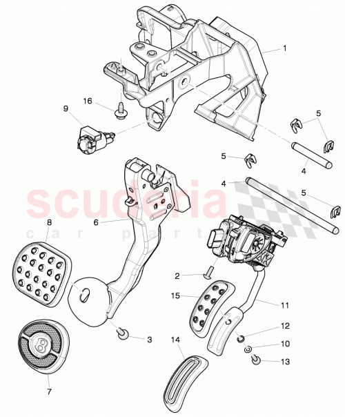 Part Diagram for Bentley 3Y0723173B