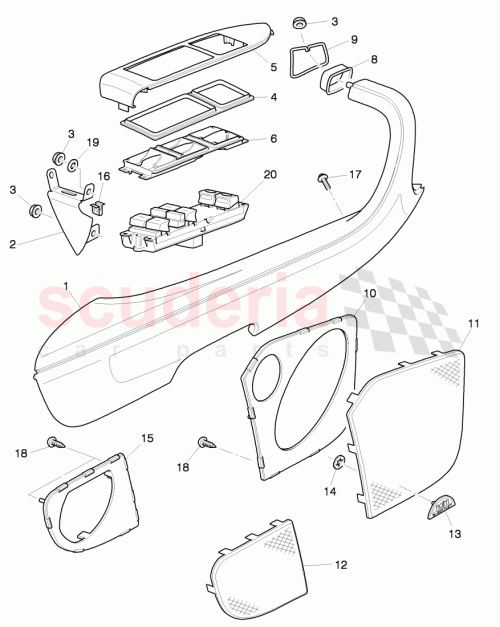Part Diagram for Bentley 3W3868403