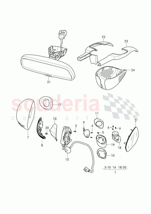 Part Diagram for Bentley 3W0858653
